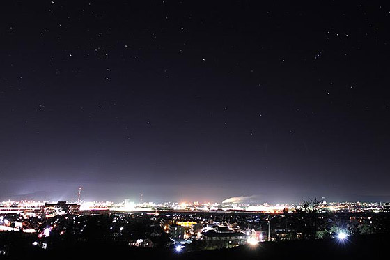 レストランから見る夜景