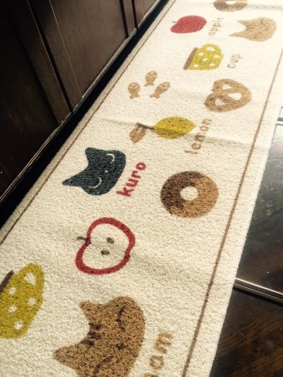 猫柄プレゼントキッチンマット