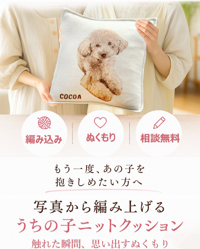 ニットクッション