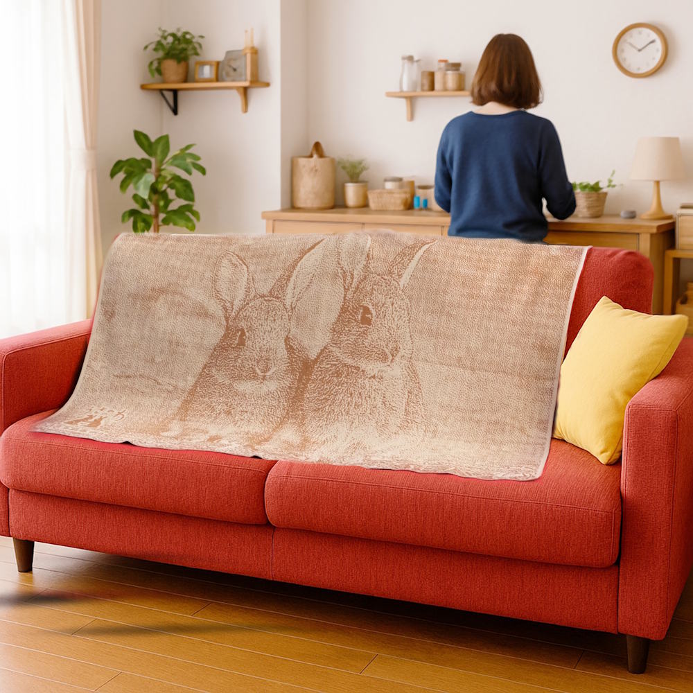 ニットブランケット